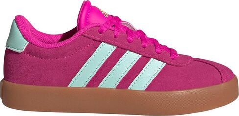adidas Vl Court 3.0 Lace-Up Sneaker, Pink Fusion/White/Grey, 6 US Unisex Big Kid in Saudi Arabia