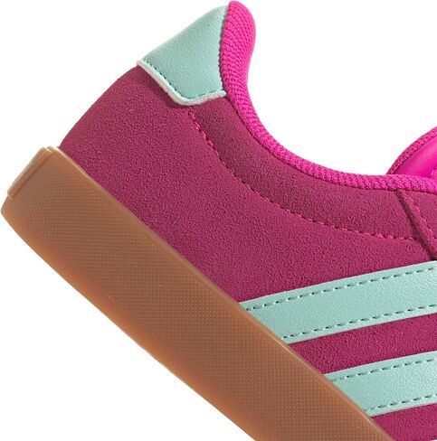 adidas Vl Court 3.0 Lace-Up Sneaker, Pink Fusion/White/Grey, 6 US Unisex Big Kid in Saudi Arabia
