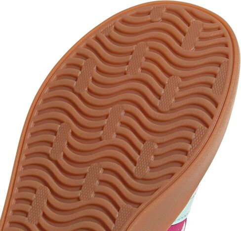 adidas Vl Court 3.0 Lace-Up Sneaker, Pink Fusion/White/Grey, 6 US Unisex Big Kid in Saudi Arabia