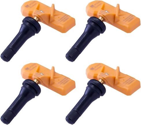 مستشعر IM4168 TPMS بسرعة 433 ميجاهرتز - مستشعرات ضغط الإطارات الجذعية المطاطية - مستشعر إطارات مبرمج مسبقًا للسيارات - جاهز لتثبيت مستشعرات Tpms المتوافقة مع ALFA Romeo وAston Martin وChrysler والمزيد - حزمة 1 in Kuwait