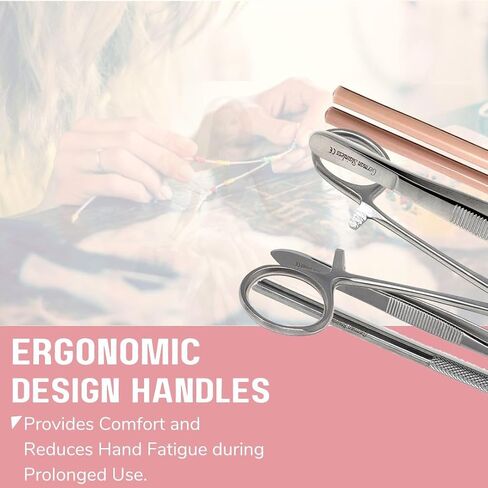 A2Z Rerooting Rehairing Tool Kit for Dolls & Ponys, Hair Replug Set - Includes Soft Scalp Puncher Pricker, Serrated Pliers, Custom Doll Making Supplies, DIY Craft Doll Making Accessories - Set of 6pcs in Saudi Arabia