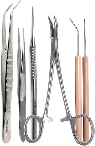 A2Z Rerooting Rehairing Tool Kit for Dolls & Ponys, Hair Replug Set - Includes Soft Scalp Puncher Pricker, Serrated Pliers, Custom Doll Making Supplies, DIY Craft Doll Making Accessories - Set of 6pcs in Saudi Arabia