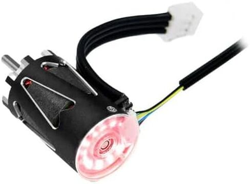 Furitek LumaPower w/LED Brushless Sensored Motor for 1/24 1/28 Mini-Z/MiniDrift Fits Furitek Microboost ESC - Mini RC Drift Car, Racing Car Electronics (Black - 5500kv (FUR-2611)) in Saudi Arabia