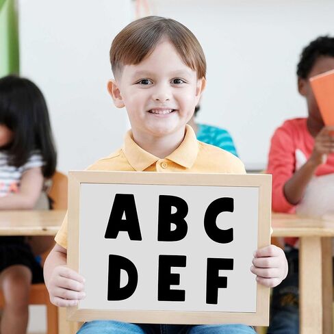 20 ورقة رسائل لوحة رسائل 4 بوصة ملصقات رسائل 180 PC ملصقات أبجدية كبيرة فينيل عصا لاصقة على رسائل لالوحة الملصقات Board Board Board Board Craft Home Door Decor (Black) in Kuwait