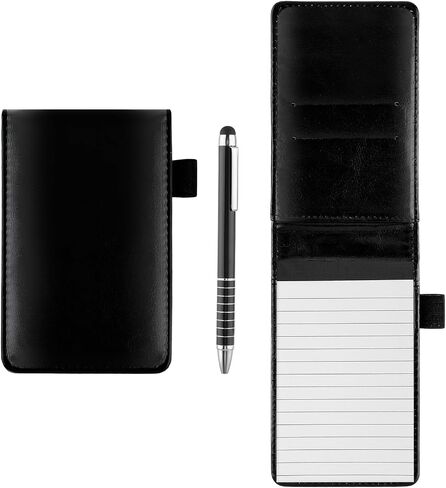 دفتر جيب Small Notepads مجموعة جيب مع غلاف جلدي للقلم جيب الجيب Mini Cute Notepads Hardcover College المجلات المبطنة للاجتماعات Daily Records School Business Memos in Saudi Arabia