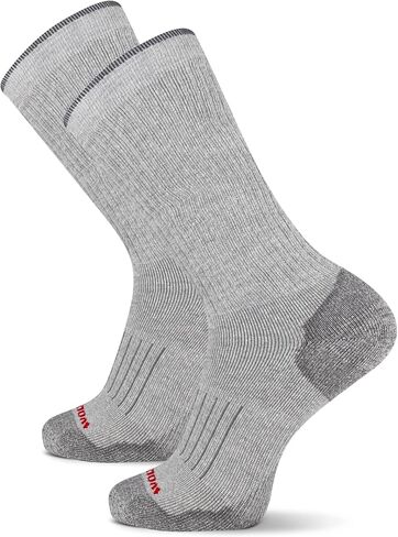 Wolverine Men's All Season Work Mid Calf Socks - 2 Pairs - Breathable Cotton Cushioning in Saudi Arabia