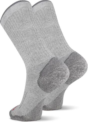 Wolverine Men's All Season Work Mid Calf Socks - 2 Pairs - Breathable Cotton Cushioning in Saudi Arabia