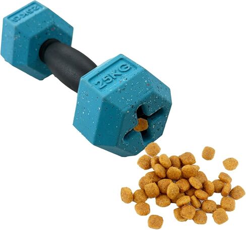 Max Fusion مصنوع من Nike Grind ، لعبة Dummbell Dog ، موزع الصفراء ، لعبة مطاطية مطاطية طبيعية لسلالات الكلاب الكبيرة والجرو ، صحة الأسنان ، اللغز ، لعب المكافآت ، لعبة التدريب in Kuwait