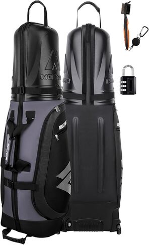 حقيبة سفر للجولف حقائب سفر مبطنة للجولف لشركات الطيران ذات العجلات، حقيبة جولف للسفر من النايلون المقاوم للماء 1680D مع حزمة تخزين وتصميم متين، حقيبة سفر مريحة وقابلة للطي للجولف in Kuwait