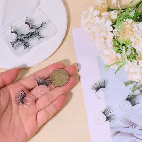 chgcraft 12pcs دمية سوداء شركات السلامة سلامة العين رموش الدمية رموش صينية دمية رموش الرموش يدويا دمى الملحقات الحرف اليدوية لدمى دمية DIL in Saudi Arabia