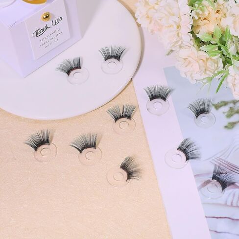 chgcraft 12pcs دمية سوداء شركات السلامة سلامة العين رموش الدمية رموش صينية دمية رموش الرموش يدويا دمى الملحقات الحرف اليدوية لدمى دمية DIL in Saudi Arabia