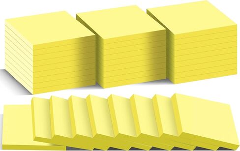 (36 Pack) Sticky Notes 3x3 in Post, Yellow Self-Stick Note Pads it, Strong Adhesive, Easy to Post for Home, Office, Notebook in Kuwait