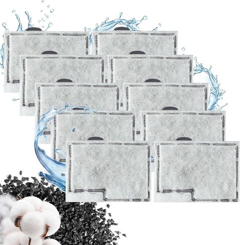 10 Pack Small Filter Cartridges for Aqueon,Small Fish Tank Replacement Filter for Aqueon QuietFlow E Internal Power Filter Size 10 and MiniBow Aquarium Filters Size 1, 2.5 and 5 Gallon in Saudi Arabia