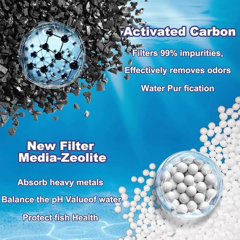 10 Pack Small Filter Cartridges for Aqueon,Small Fish Tank Replacement Filter for Aqueon QuietFlow E Internal Power Filter Size 10 and MiniBow Aquarium Filters Size 1, 2.5 and 5 Gallon in Saudi Arabia