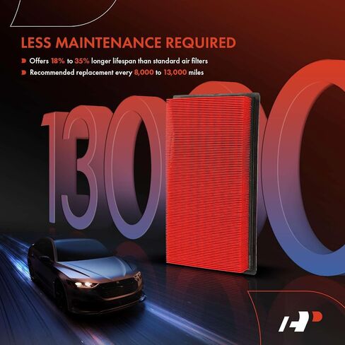 فلتر هواء للمحرك A-Premium متوافق مع موديلات Ford وLincoln وMazda وMercury - Edge(07-14)، Explorer(11-23)، Flex(09-19)، Fusion، Taurus(08-19)، Aviator، MKS (09-16)، MKX، MKZ، 6، CX-9، سابل in Kuwait