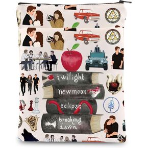 KEYCHIN Vampire Bookish Book Sleeve Edward and Belle Fans Gifts Vampire Girl Book Protector Vampire Book Lover Gifts (Edward-BS)