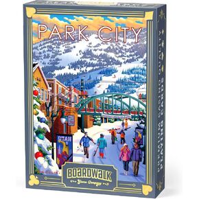 Boardwalk Puzzles Premium Featherlight Unique Playing Cards, Fun Themed Deck for Home and Travel | Park City Winter