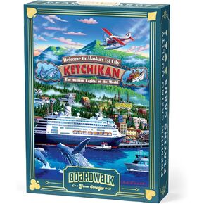 Boardwalk Puzzles Premium Featherlight Unique Playing Cards, Fun Themed Deck for Home and Travel | Ketchikan