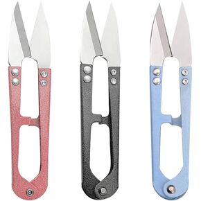 3 Pcs Mini Sewing Scissors Small Yarn Thread Cutters Portable Embroidery Scissors Embroidery Cross Stitch Craft Clipper Tailor Nippers