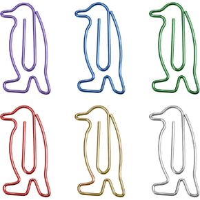 60 PCS Penguin Paper Paper Clips Cute Paper Clips Penguin Pins Pains Papers Papers Clip Close Penguins Papers Clip Paper -Paper -Paper Supplies Fun Office Supplies for Women