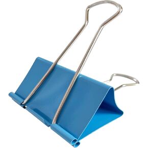 18PCS Jumbo Binder Clips 3 Inch, Blue, Binder Clips Extra Large Heavy Duty for Office Supplies