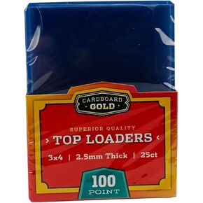 Thick Card Topload Holder - 2.5mm - 100pt - 25ct