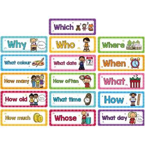 16Pcs Weather Bulletin Board Set, 3.46x10.5 inch Big Cards, Classroom Decoration, Teacher Teaching Aids