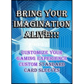 Custom Card Sleeves 120ct with Your Design for Gaming Cards Standard Size Magic The Gathering,