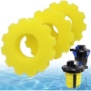 3 Pack Replacement Sponge Filter Media Pads for VIVOHOME 1050GPH Biological Pond Filter, Compatible with VIVOGROW 1050GPH Pressure Koi Fish Pond Filter