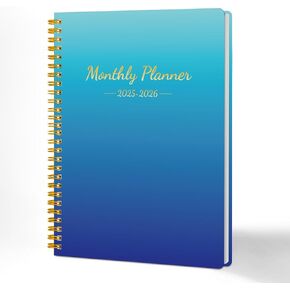 Monthly Planner 2025-2026, 2025 Calendar 24 Months Planner, JAN 2025 - DEC 2026, 7.4"x9.4", Personal Organizer with Monthly Goals, To-Do List, Habit Tracker, 24 Monthes for School Office Home Planning