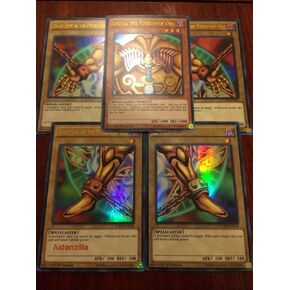 مجموعة Yugioh Exodia (Ultra Rare) 5 بطاقات - ygld - محظورة واحدة من الذراع الأيمن اليسرى. HHR#GG_634T6344 G134548TY8611