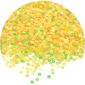 10000pcs Flat Loose Sequins, 4mm Bulk Round Glitter Sequins for Crafts, Embroidery, Art & Decoration (Light Pink)