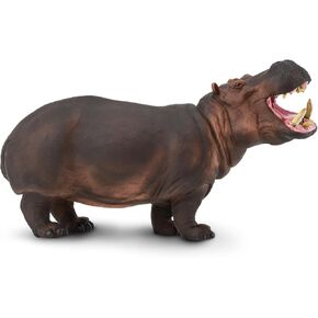 Safari Ltd. Hippopotamus Figurine - Detailed 8.75" Plastic Model Figure - Fun Educational Toy for Boys, Girls & Kids Ages 3+