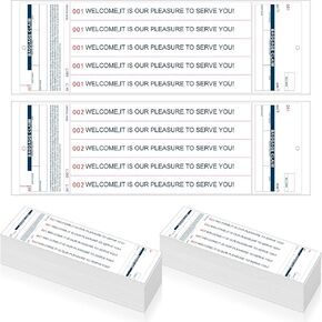 500 Hotel Luggage ID Tag Paper Baggage Claim Check Tag Numbering from 000 to 499 Baggage Identification Suitcase(White)