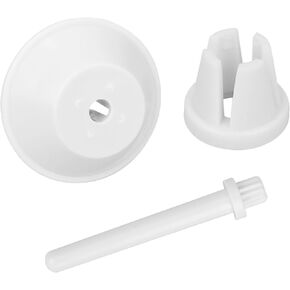 3pcs Spool Pin Cap Set for Singer Sewing Machines, Plastic Replacement Caps & Auxiliary Spool Pin Practical Replacement Parts for Singer 2263 3116 3323 4423 4452 8280 (White)
