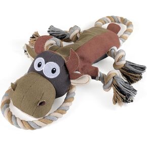 Dog Squeaky Toys for Large Dogs Plush Dog Toys with Soft Fabric - Pet Toys for Small, Medium, and Large Dogs - Puppy Toys to Keep Them Busy
