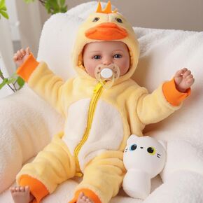 BABESIDE Baby Dolls, 17-Inch Soft Body Lifelike Realistic Baby Doll Cute Smiling Newborn Real Life Baby Dolls Girl with Accessories for 3+ Year Old Girls Cuddling, Playing&Collection