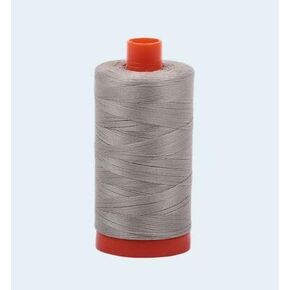 5021 Light Grey Aurifil Cotton 12 WT Large Spool
