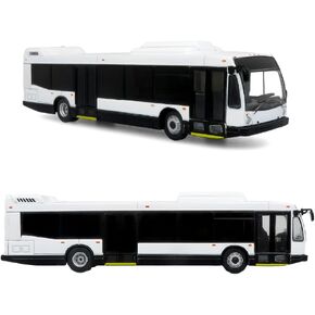 1:87 Scale Nova Bus LFSd Transit Bus – Blank White Model, Blue, B2-3-3-0502