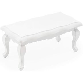 Odoria 1/12 Miniature Coffee Table Dollhouse Furniture Accessories, White