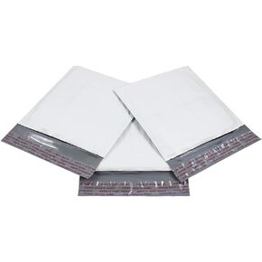 HGP #T, 5" x 6", 100 Pack, Poly Bubble Mailers Padded Shipping Envelopes Self Seal Wide Size