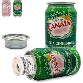 Soda Pop Can Diversion Safe, Hidden Safe Stash with Realistic Design for Secure Storage, Secret Hidden Storage for Cash, Jewelry, Keys & Small Valuables – Perfect for Home, Office, and Car - Pepper