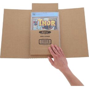BCW Wrap Mailer Shipping Boxes - 1ct | Holds 15 Comics or 3 CGC Graded Comics