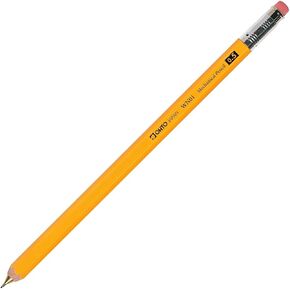 OHTO WN01 Wooden Mechanical Pencil, 0.5mm Fine Point, Standard Long Barrel, Yellow Body, Made from Incense Cedar, WN01-SP5-YL