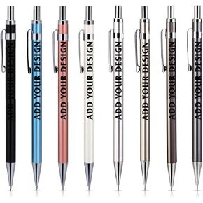 Personalized Mechanical Pencils 0.5mm/0.7mm Pencils, 8 Colors for Writing Drawing, Painting, Gifts, Office, School.