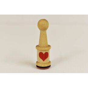 Little Classic Rubber Stamp (Heart)
