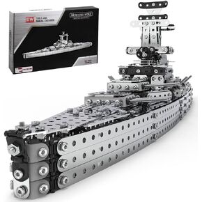 BYTEWAR 3D Metal Puzzle Erector Set - 1188 Piece Military Model Building Set for Boys, Adults, and Men - Perfect Christmas Birthday Gift