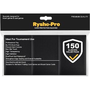 Premium Card Sleeves, 150 Sleeves 2.6''x3.6''(66x91mm) Compatible with Standard Sized Trading Card, Fit for MTG PTCG Game Card, Baseball Card, Sport Card (Pink) in Saudi Arabia
