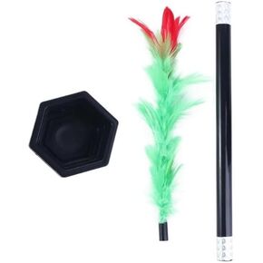 A Suit of Stick to Rose Magic Tricks Magic Wand to Flower Easy Magic Tricks Funny Toys Show Performance Prop for Adults Teenagers Magician Magic Novelty and Gag Toys Kits and Accessories