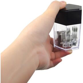 1Set Black Magic Explode Explosion Dice Easy Magic Tricks for Prop Novelty Funny Toy Close-up Performance Joke Prank Toy(Black 7.5cm x 5cm) Use Safety,Magic Kits and Accessories,Novelty and Gag Toys